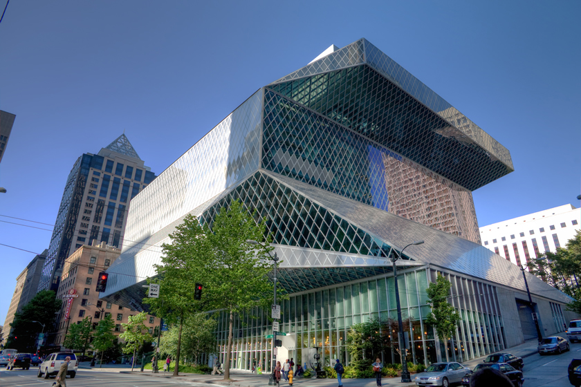 Rem Koolhaas designed Seattle Public Library